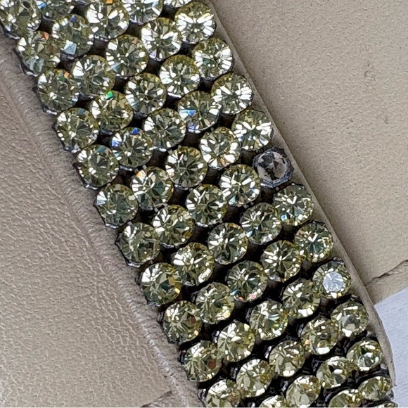 SWAROVSKI Rhinestone Leather Wallet *minor flaws* - Picture 6 of 10